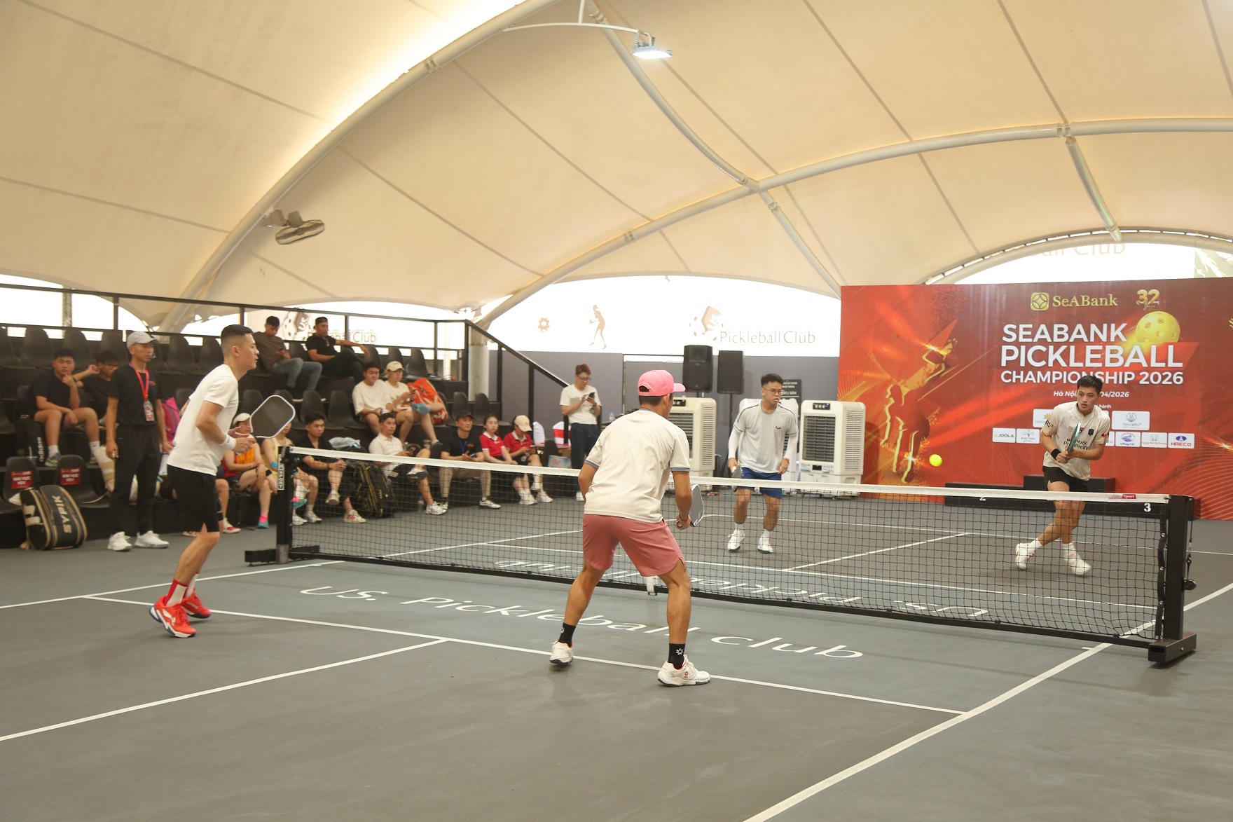 SeABank Pickleball Championship 2026 416 VĐV tranh tài, gây quỹ từ thiện gần 620 triệu đồng