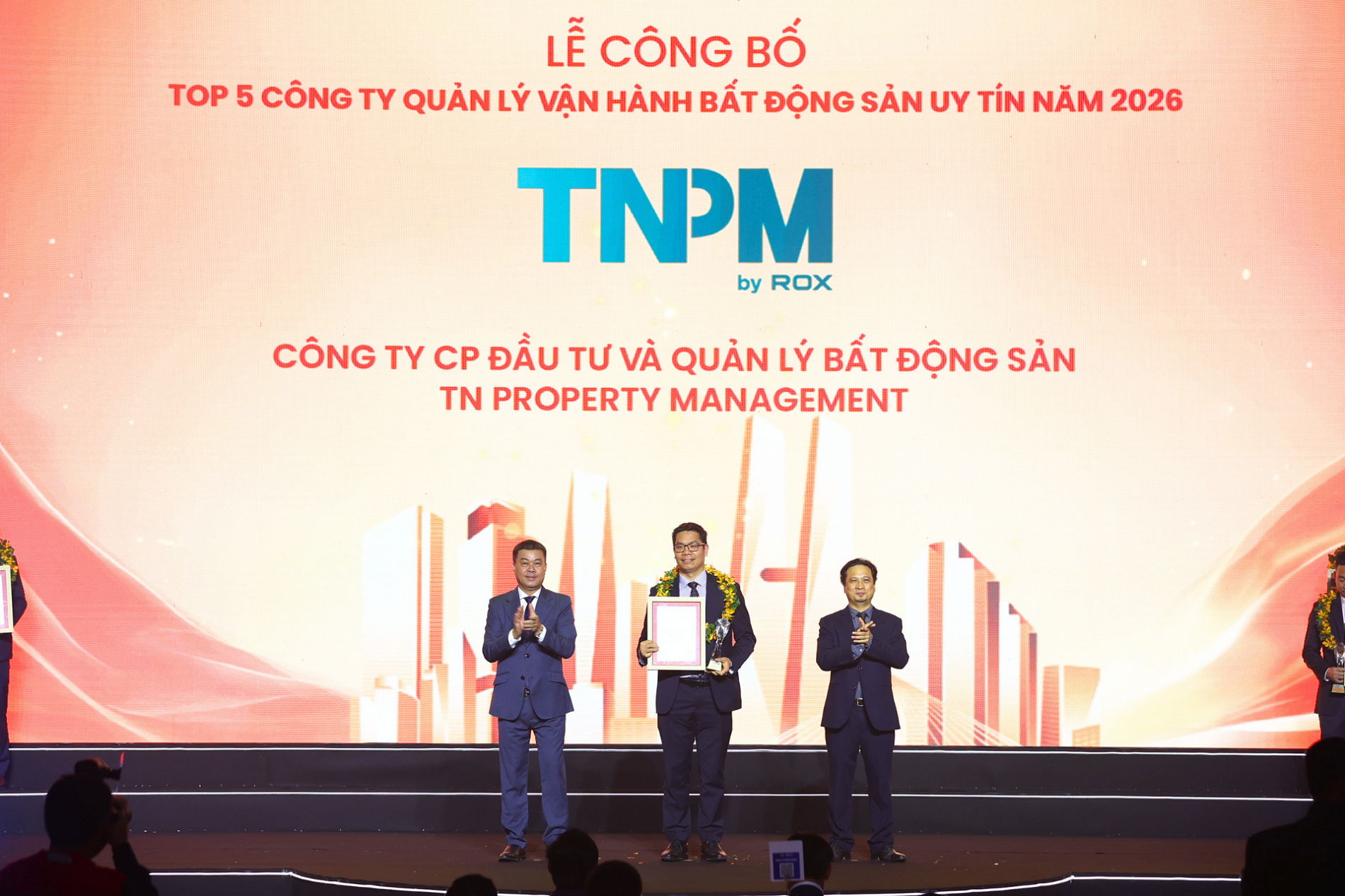 Bảng xếp hạng công ty dịch vụ bất động sản uy tín 2026 gọi tên TNPM