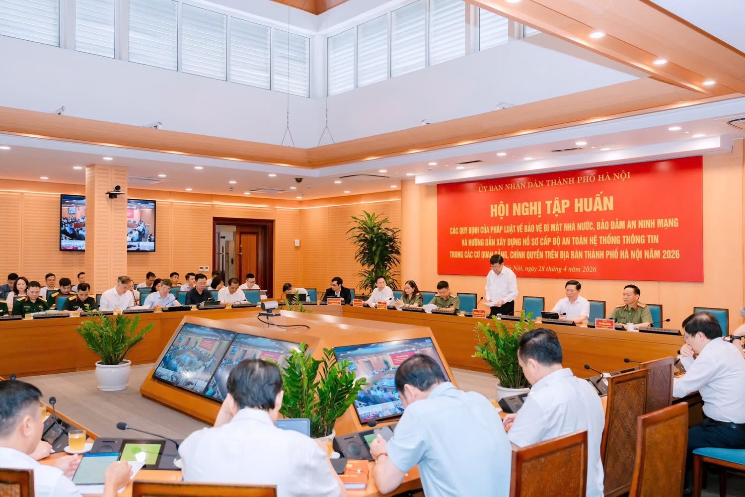 Xã Vân Đình dự hội nghị tập huấn nâng cao trách nhiệm bảo vệ bí mật nhà nước và an ninh mạng