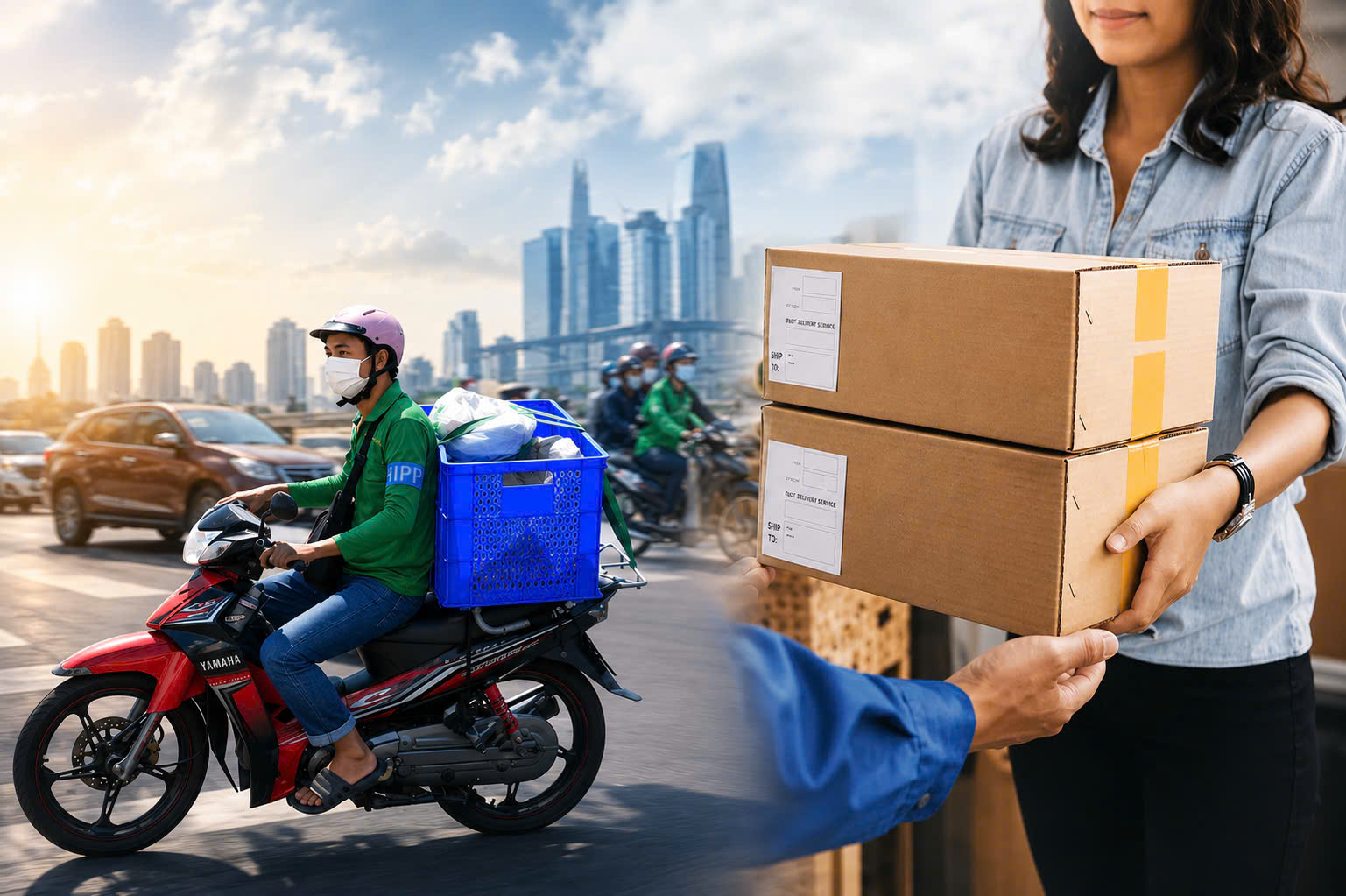 Hàng hoàn - hàng đổi: “Núi rác” mới của thương mại điện tử