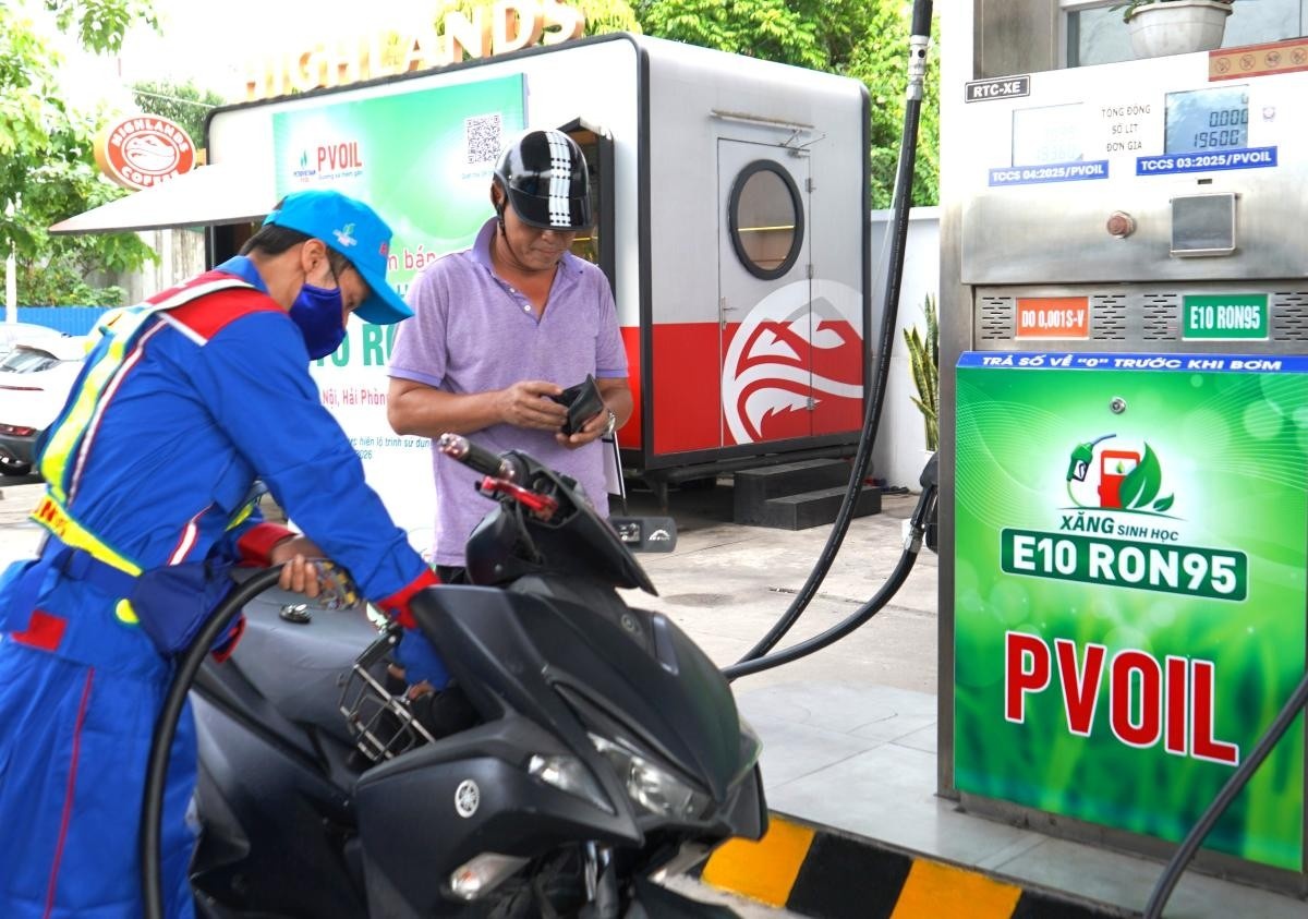 Từ 162026, xăng sinh học E10 được phân phối trên toàn quốc