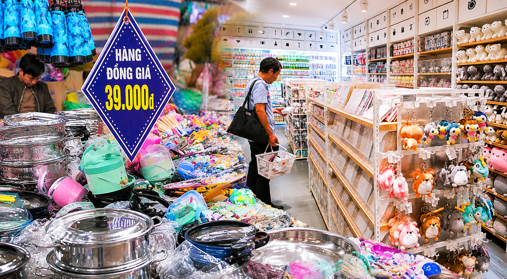 Hàng đồng giá Thiên đường mua sắm hay chiếc bẫy tiêu dùng