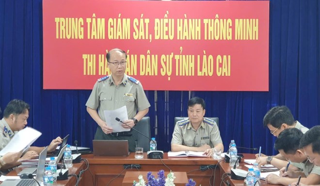 Công bố quyết định kiểm tra chuyên đề tại Thi hành án dân sự tỉnh Lào Cai