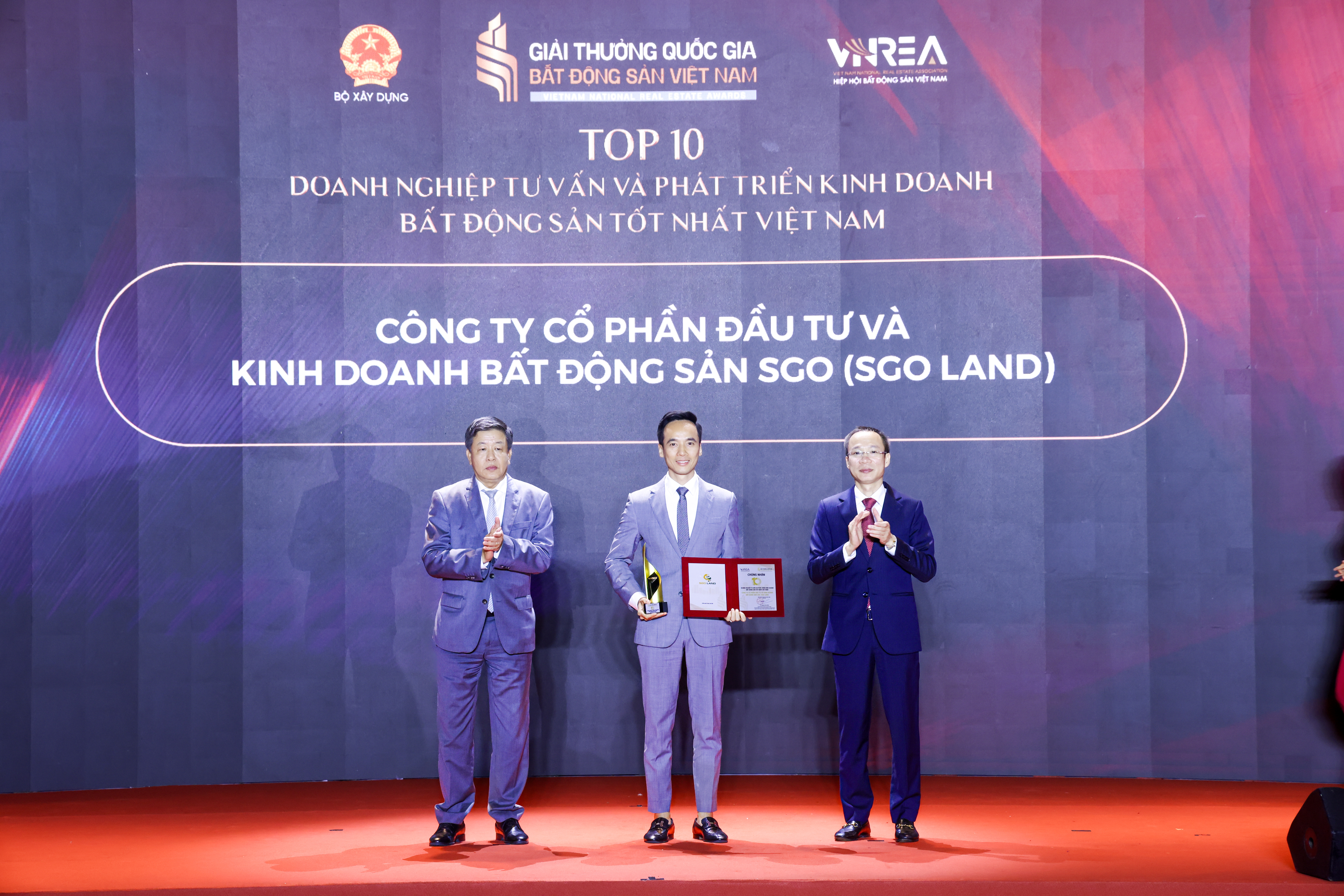 Giải thưởng Quốc gia Bất động sản Việt Nam gọi tên hệ sinh thái dịch vụ SGO Land