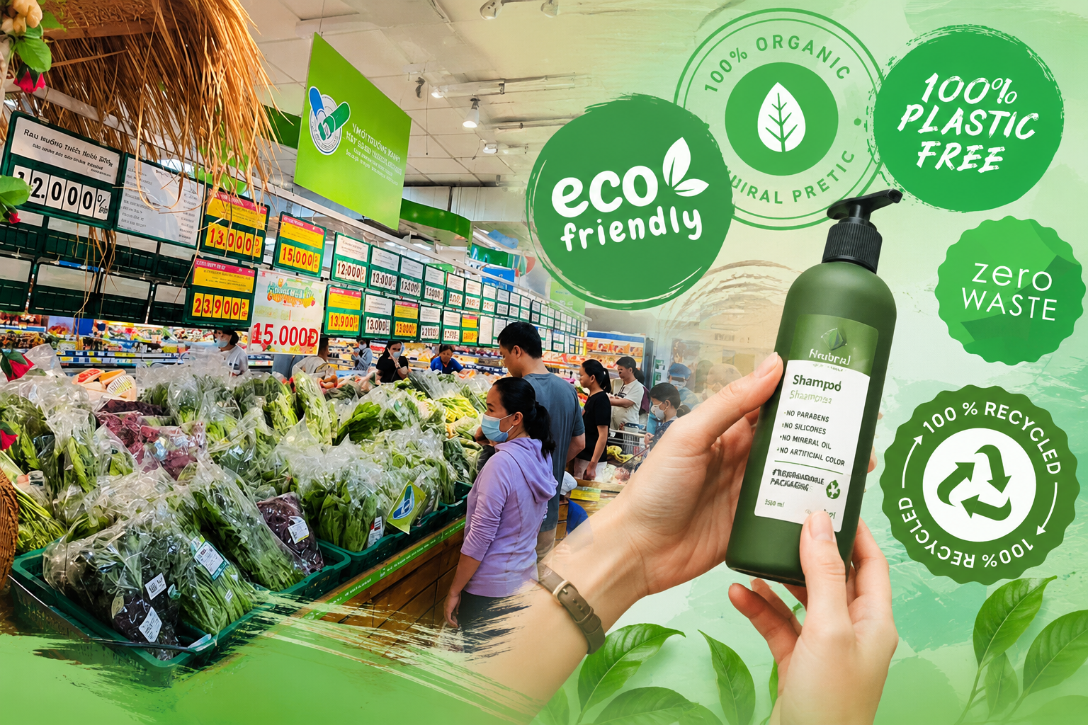 Bán lẻ xanh: Xu hướng tất yếu hay chiêu thức marketing?