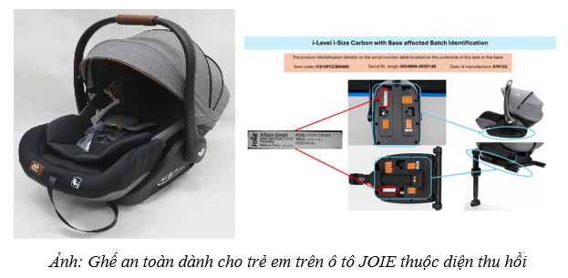Loạt sản phẩm bị thu hồi tại nước ngoài có khả năng ảnh hưởng đến người tiêu dùng trong nước