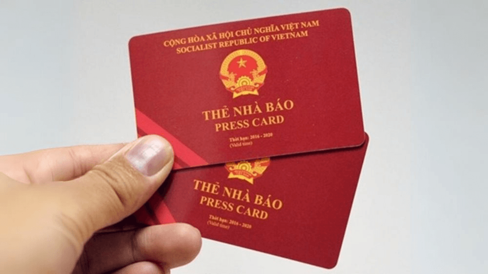 Gia hạn sử dụng thẻ nhà báo kỳ hạn 2021 - 2025 đến hết ngày 309