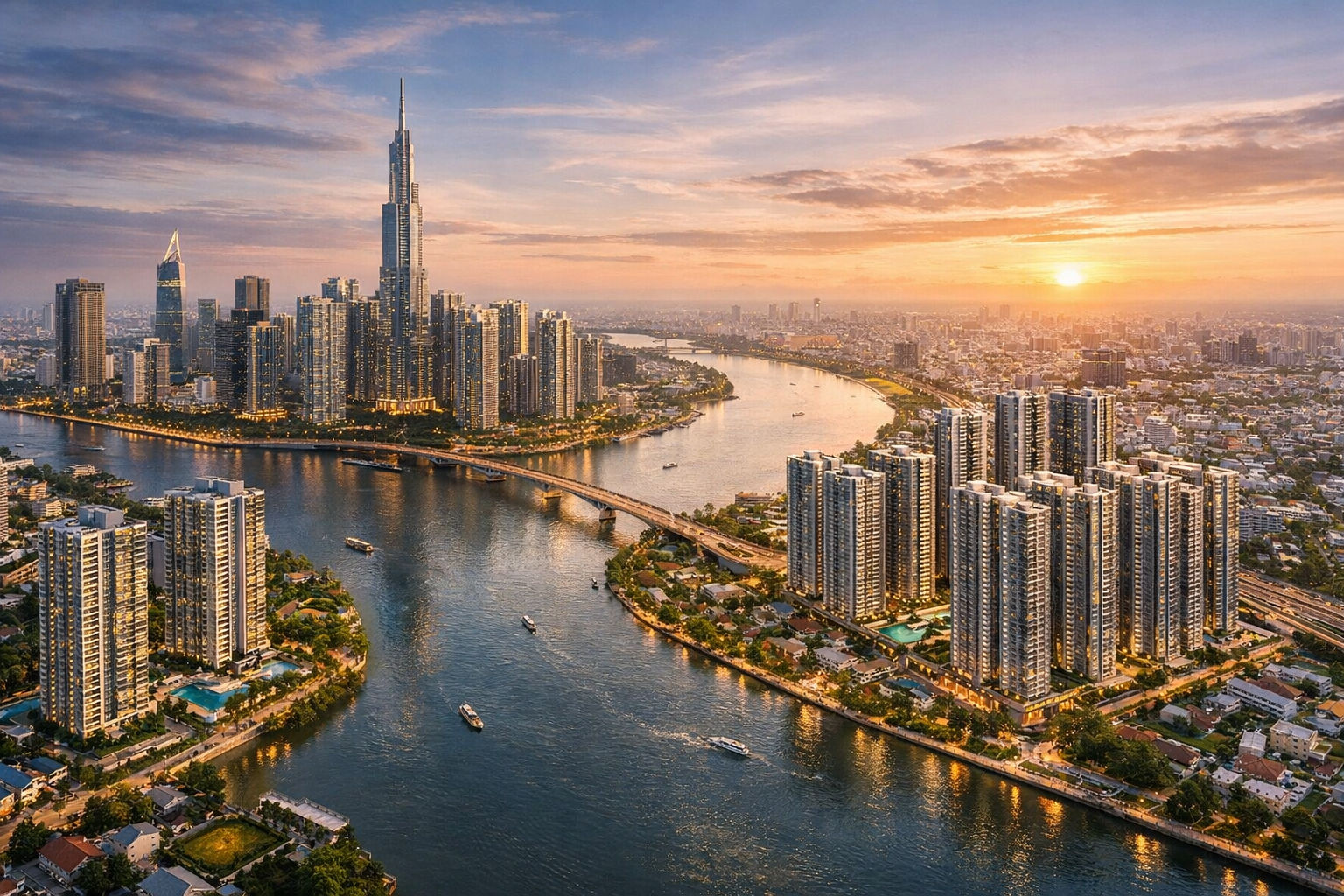 Hạ tầng mở lối, đô thị vệ tinh trở thành "đầu tàu" nguồn cung bất động sản TP.HCM