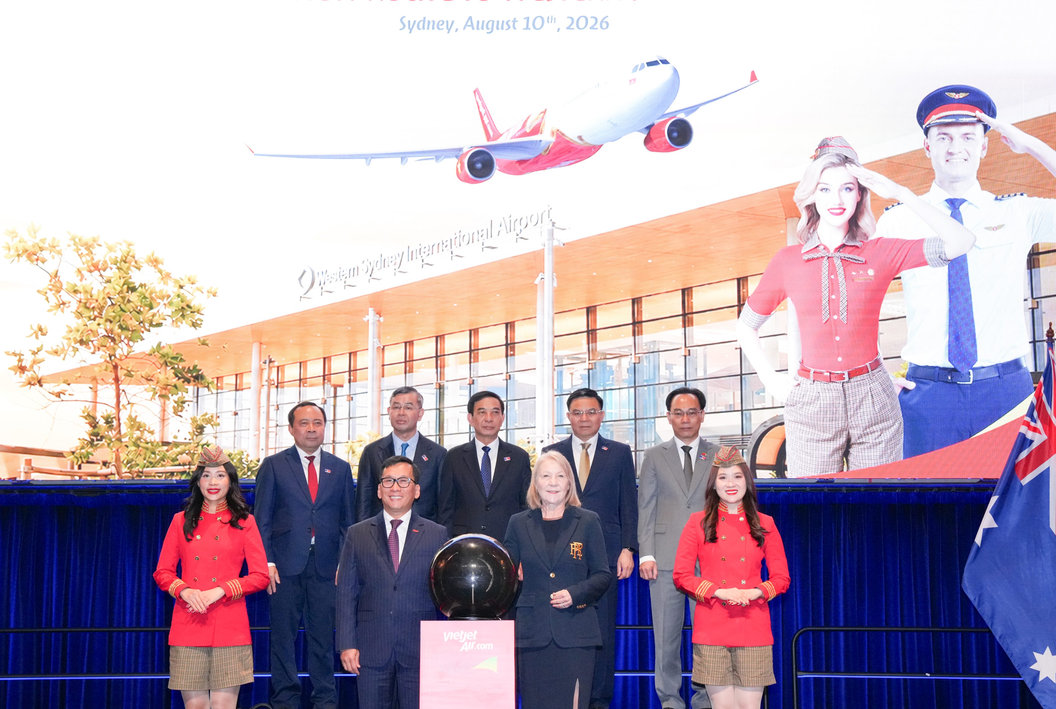 Vietjet tiên phong kết nối Việt Nam với sân bay quốc tế mới nhất Australia, mở rộng động lực hợp tác hai nước