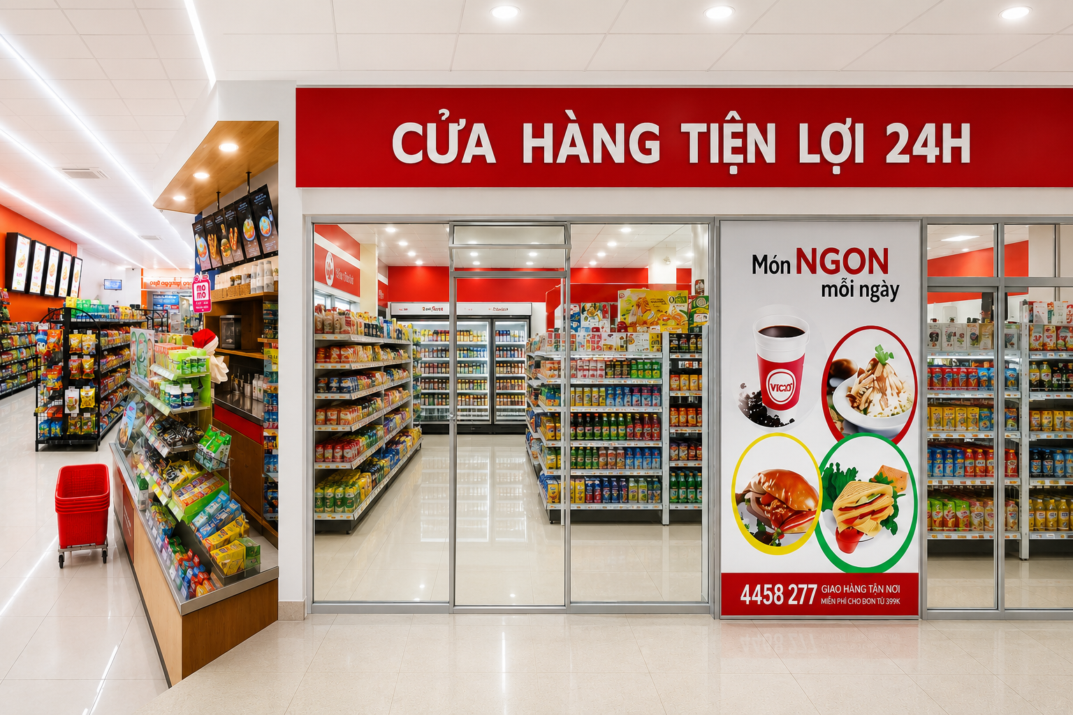Cửa hàng tiện lợi đang thành “quán ăn thu nhỏ”