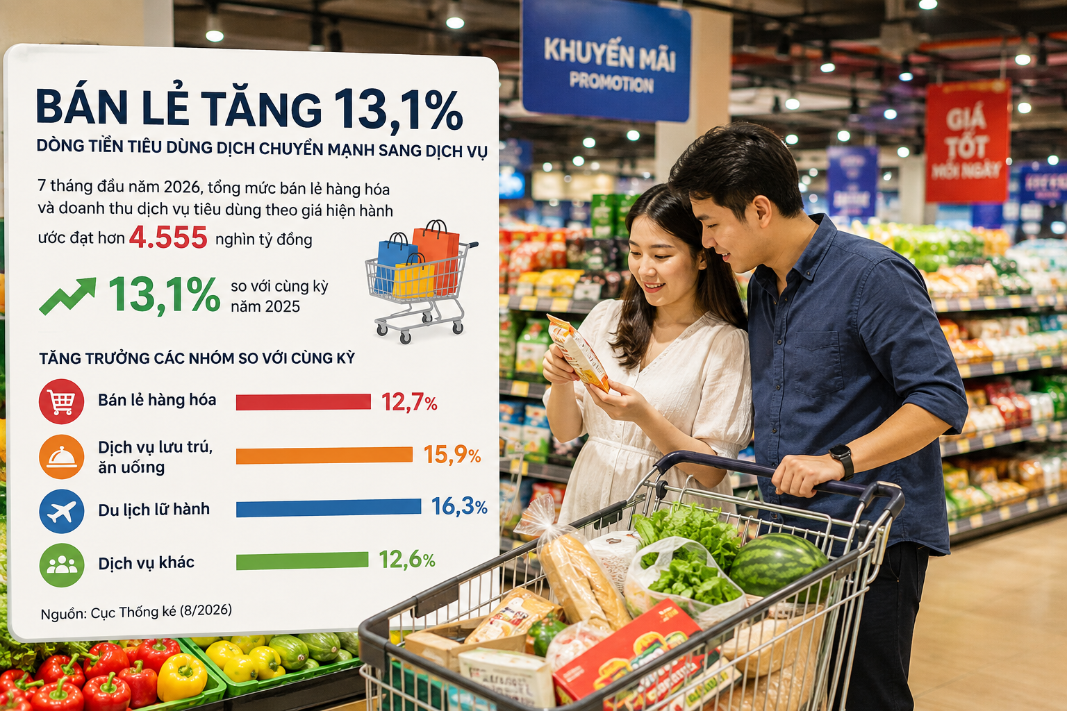 Dòng tiền tiêu dùng đang dịch chuyển về đâu?