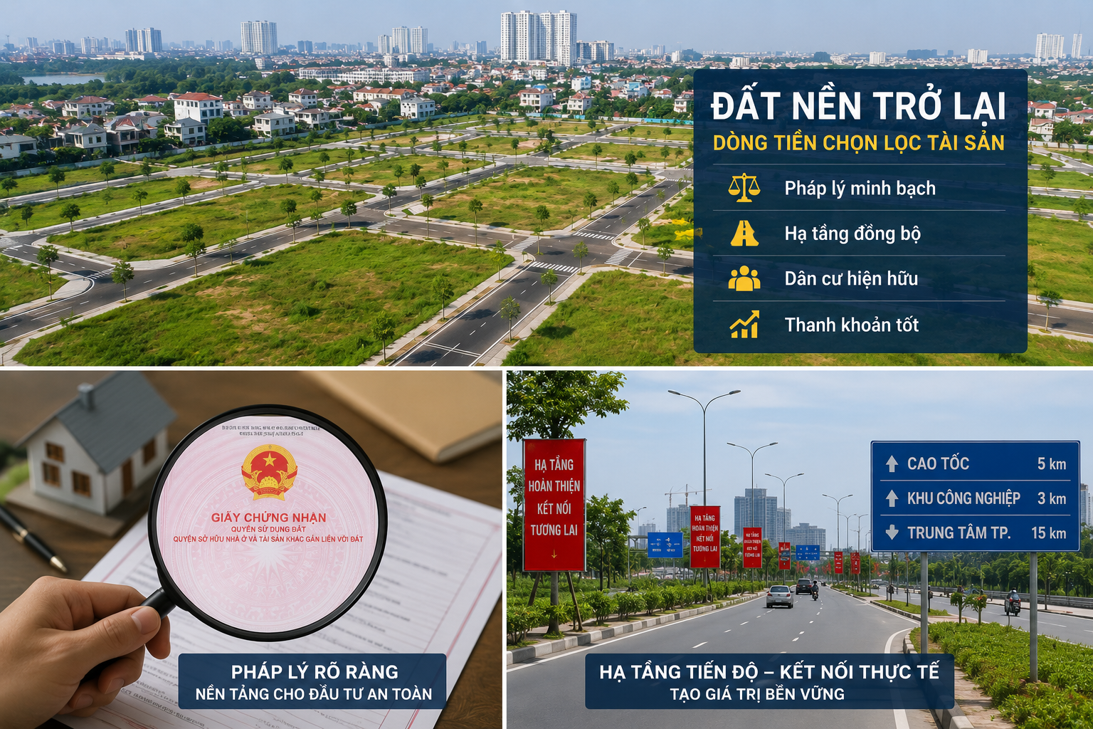 Đất nền trở lại nhưng với các sản phẩm chất lượng