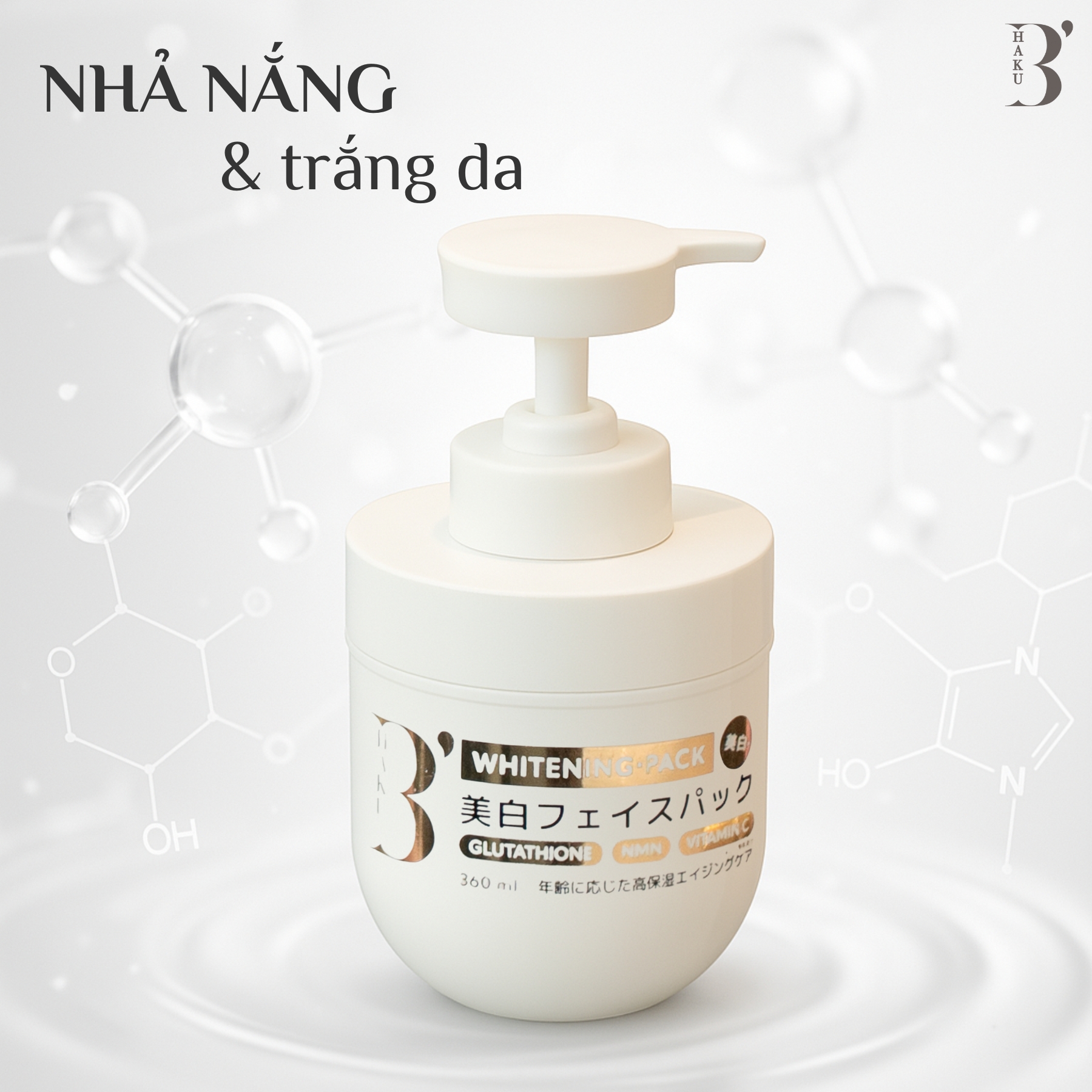 B’Haku quảng cáo ‘trắng từ gốc’, yêu cầu đại lý không bán dưới giá sàn