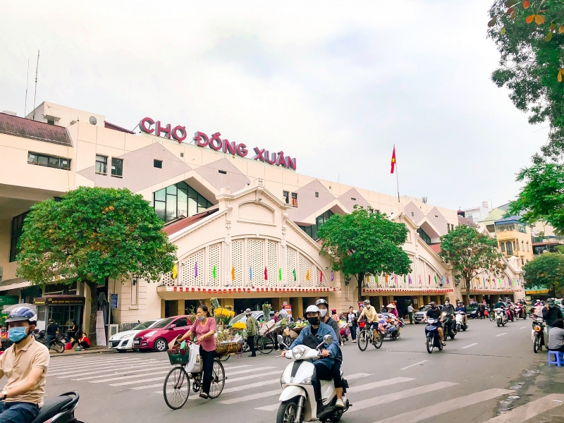 Chợ Đồng Xuân chính thức vận hành mô hình “Chợ chuyển đổi số”