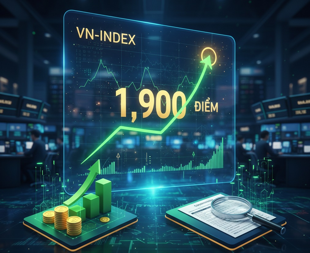 VN-Index hướng tới vùng 1.900 điểm, ngân hàng và chứng khoán được chú ý