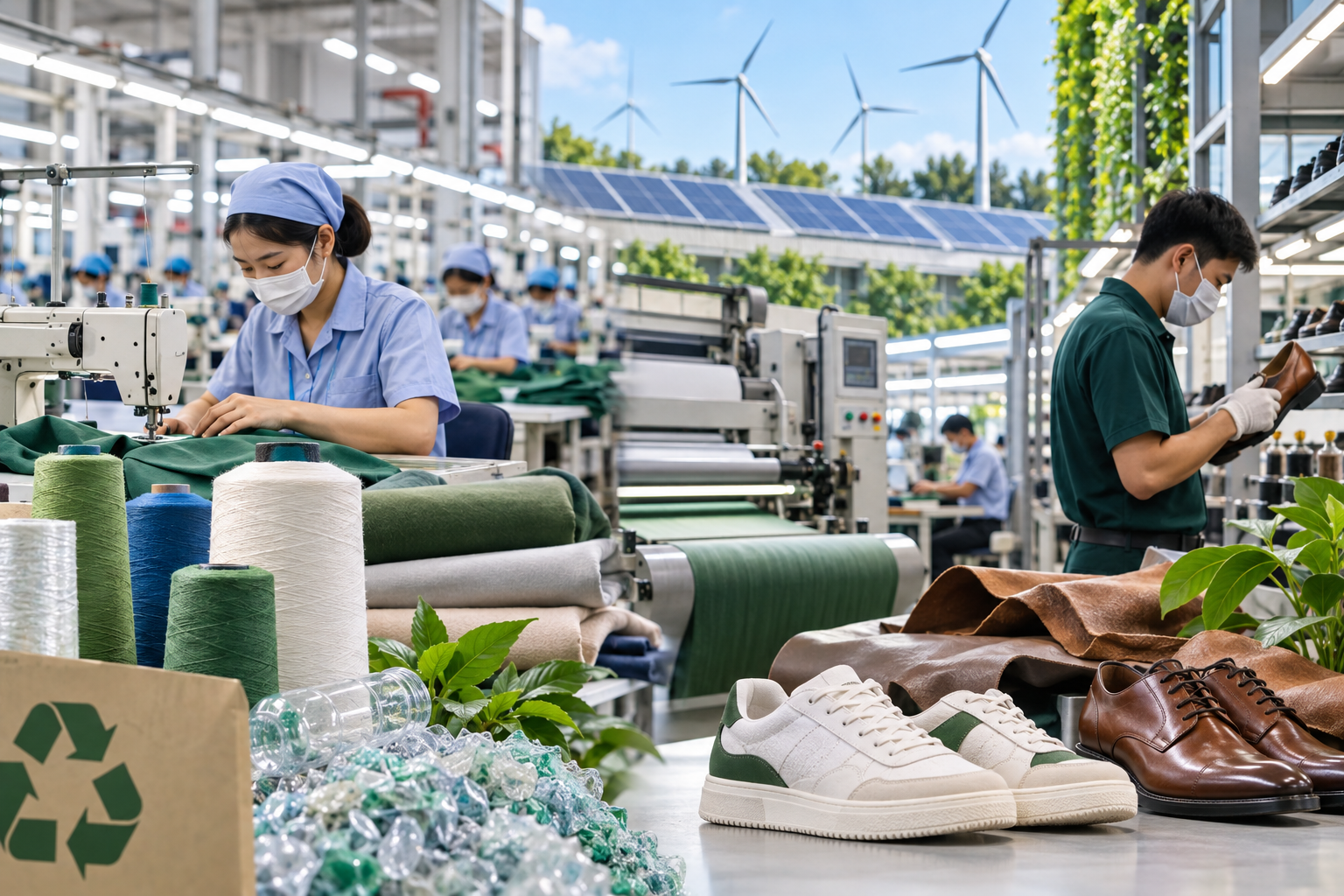 Dệt may, da giày Vốn xanh quyết định lợi thế
