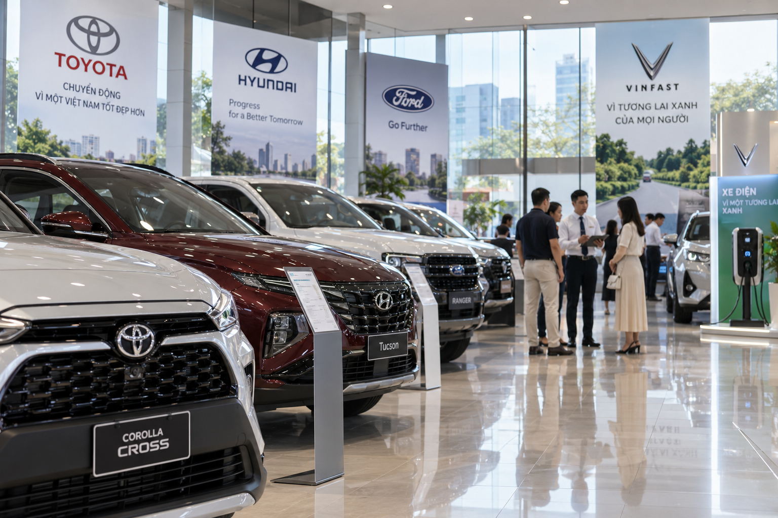 Thị trường ô tô Việt Nam nuôi lớn những “gã khổng lồ” FDI