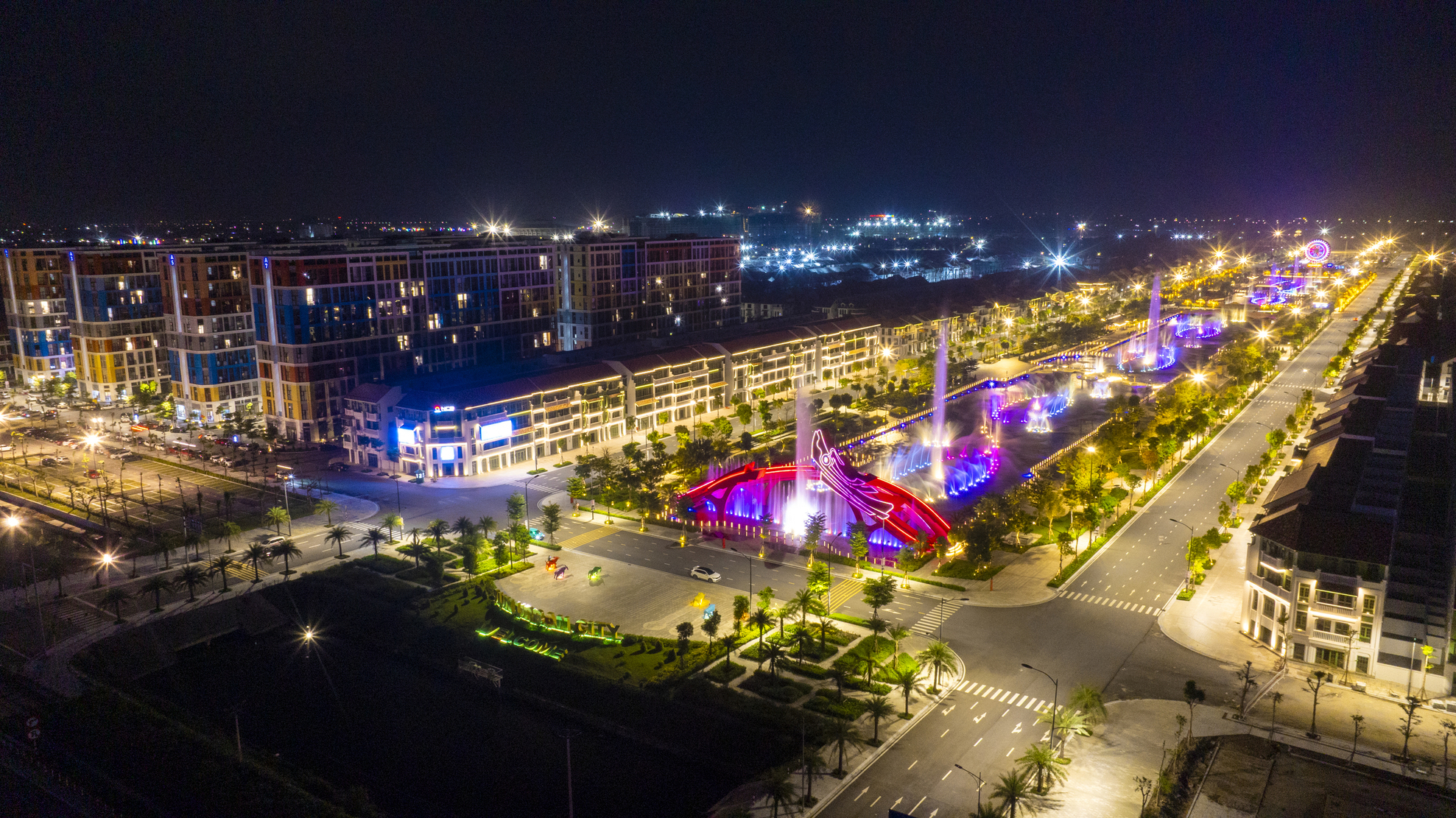 Công viên có diện tích lớn nhất đại đô thị sắp hoàn thiện, Sun Group Nam Hà Nội bừng sắc mới