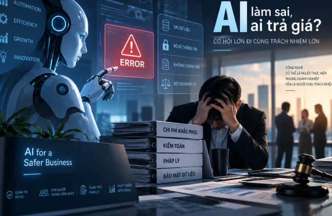 AI trong doanh nghiệp: Hiệu quả đi kèm rủi ro pháp lý