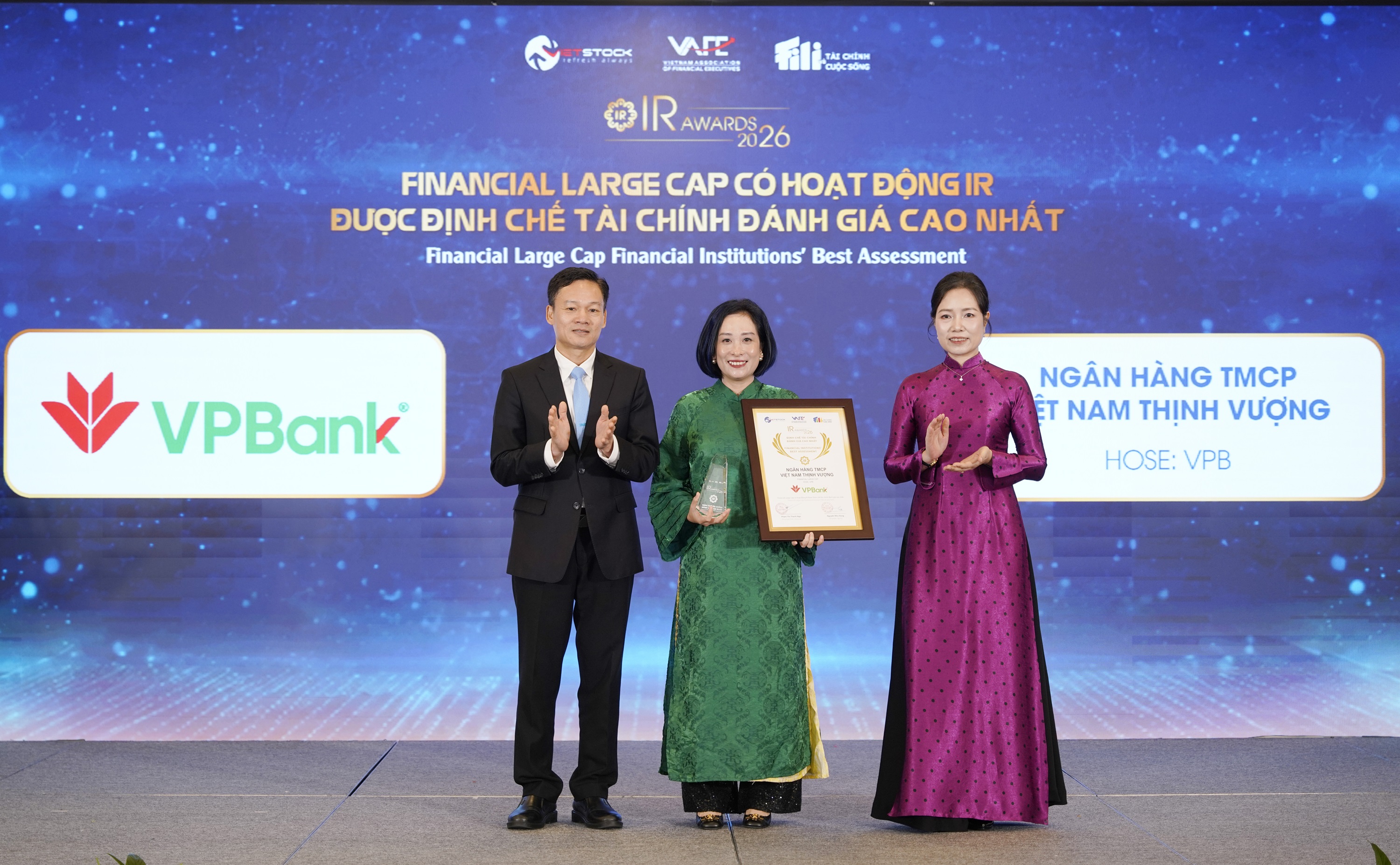 VPBank thắng lớn tại IR Awards 2026 lần thứ hai liên tiếp
