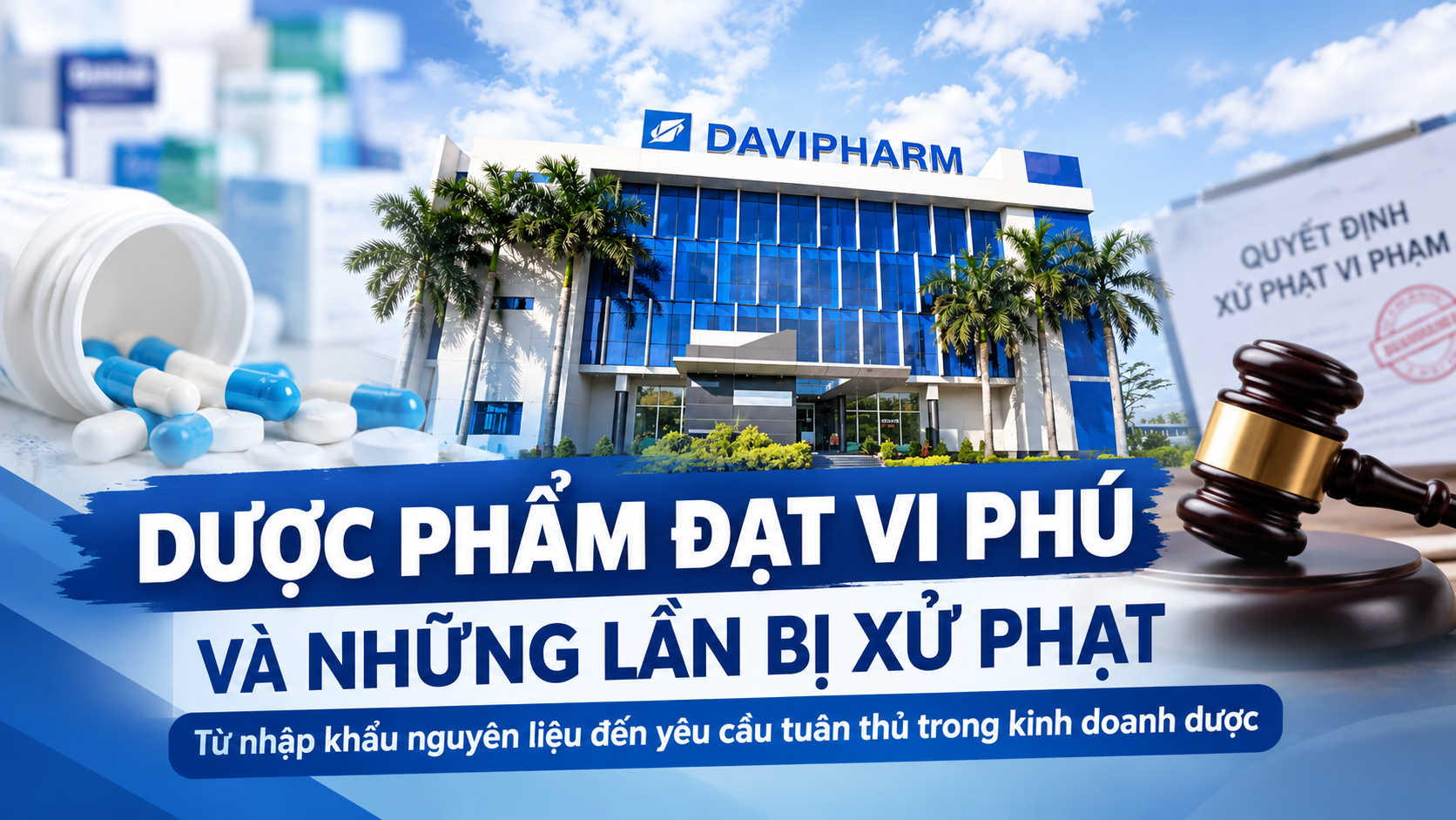 Dược phẩm Đạt Vi Phú và những lần bị xử phạt