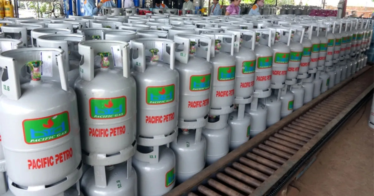 Giá gas hôm nay 210 Pacific Petro tăng hơn 100.000 đồngbình 45kg