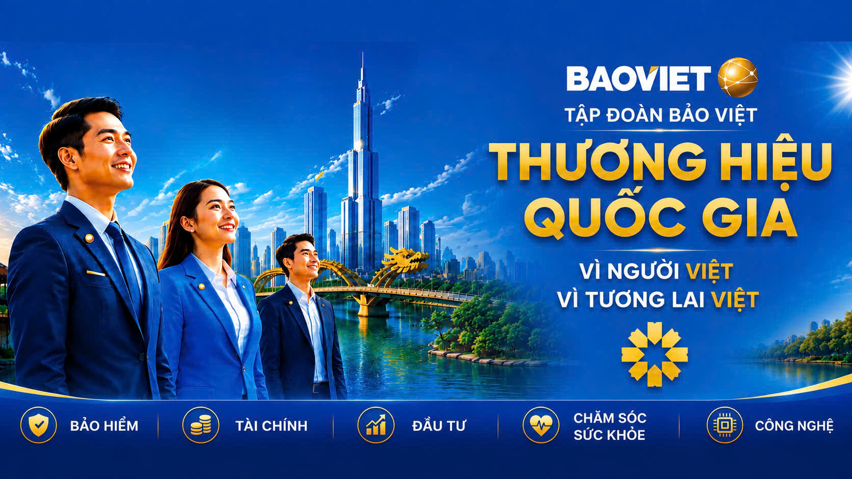 Tập đoàn Bảo Việt ra mắt thông điệp “Bảo Việt: Vì người Việt, Vì tương lai Việt”;