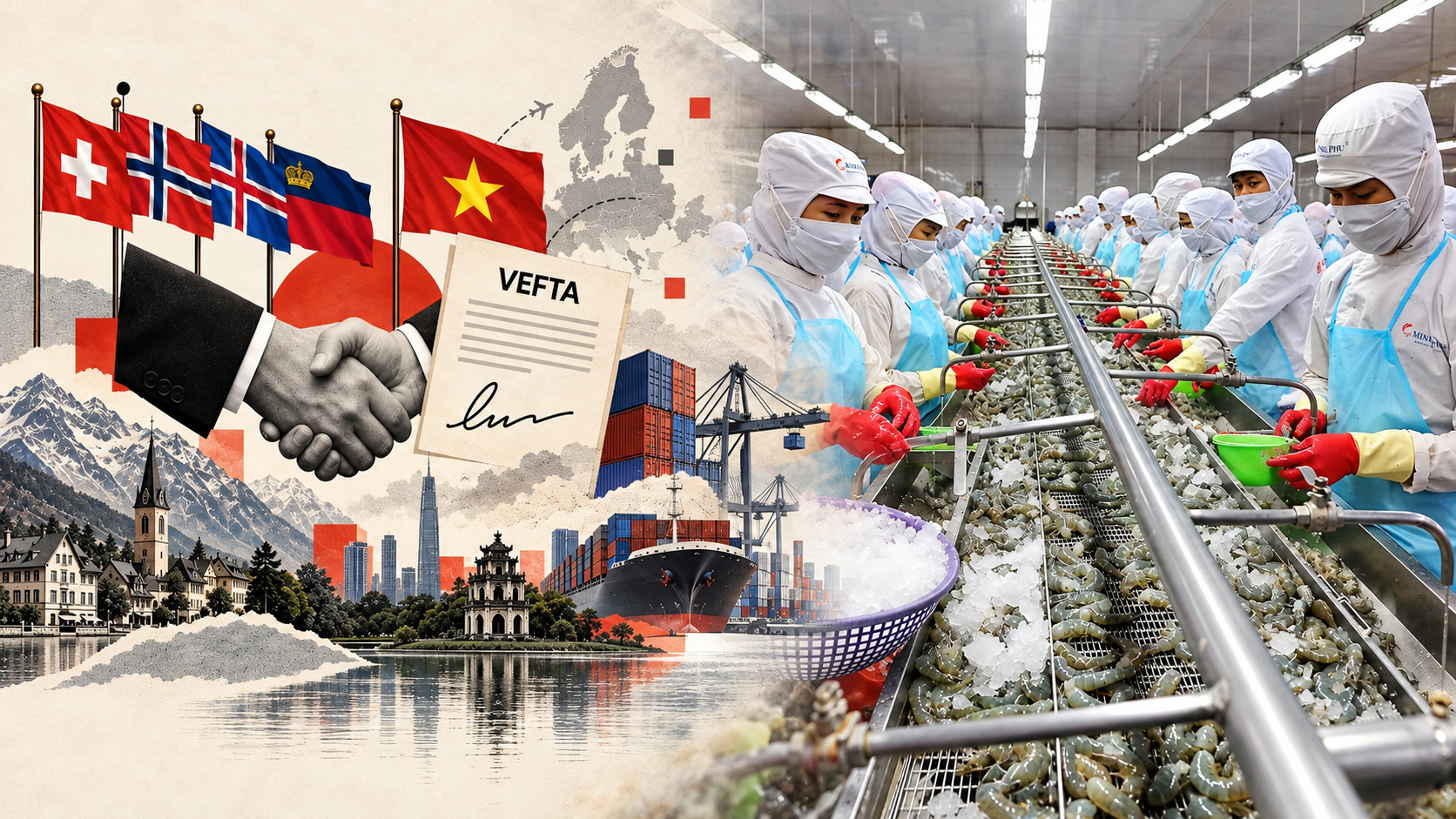 FTA Việt Nam – EFTA Giảm thuế mở đường, năng lực cung ứng quyết định thị phần