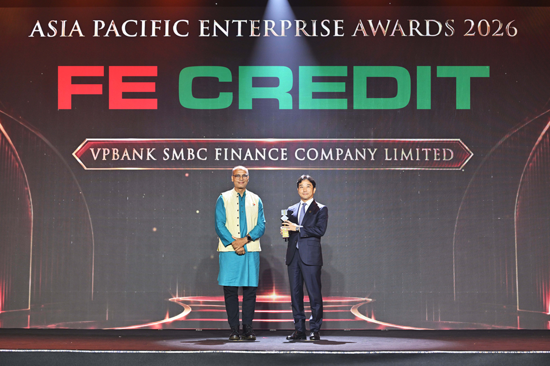 FE CREDIT được vinh danh “Doanh nghiệp xuất sắc châu Á” tại APEA 2026