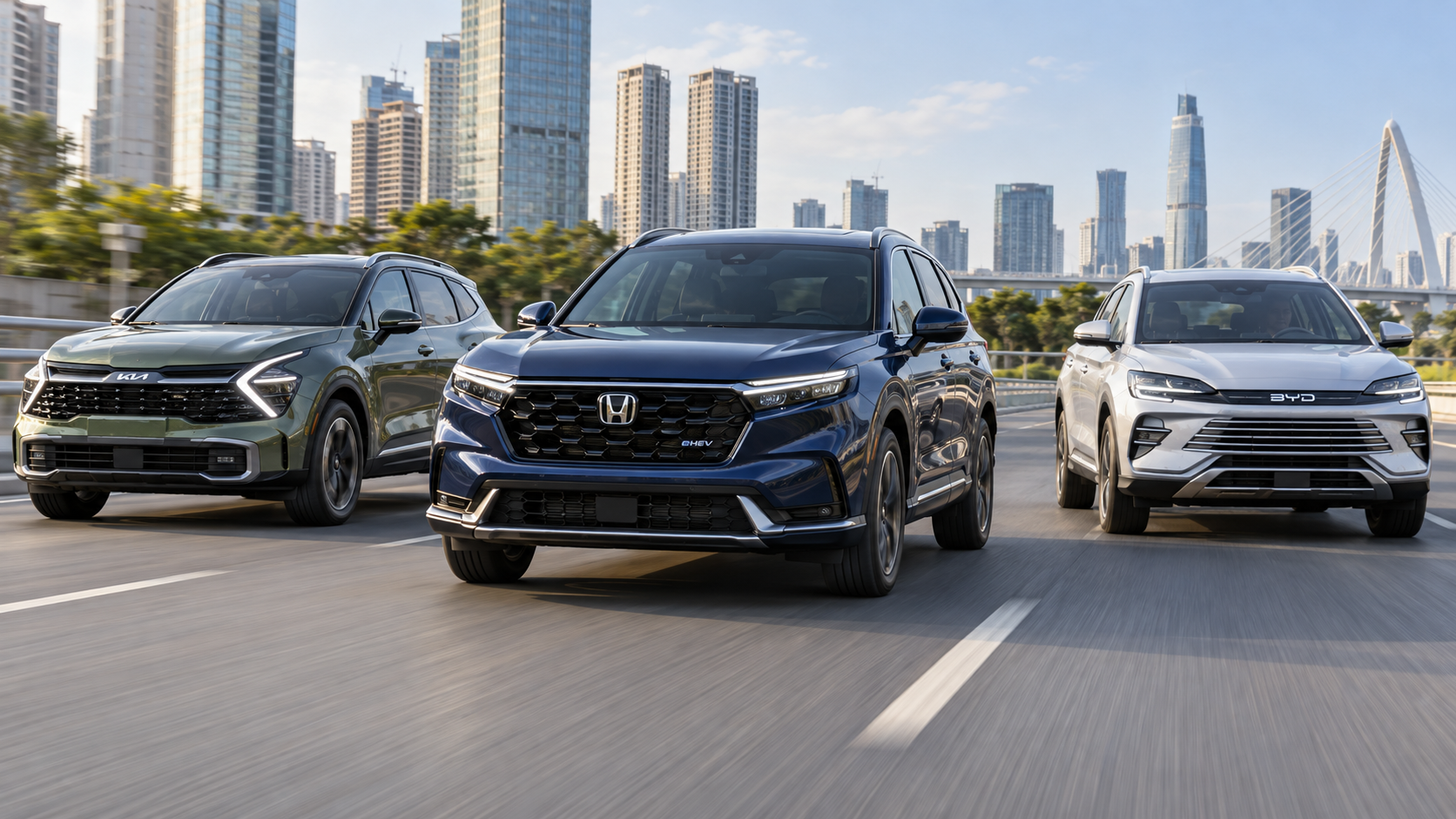 SUV hạng C bước vào cuộc đua hybrid, xe động cơ xăng truyền thống đứng trước sức ép mới