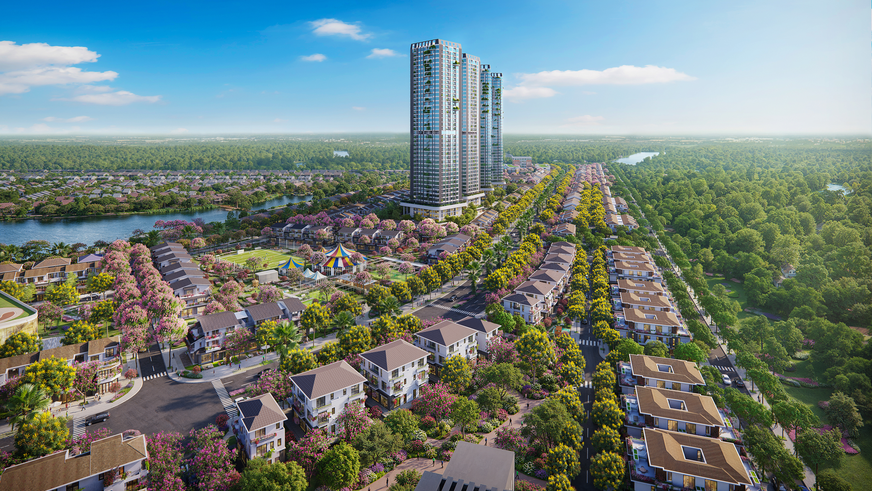 Ecopark ra mắt Rừng Hồng – trung tâm của Mùa Lễ Hội tại Eco Retreat