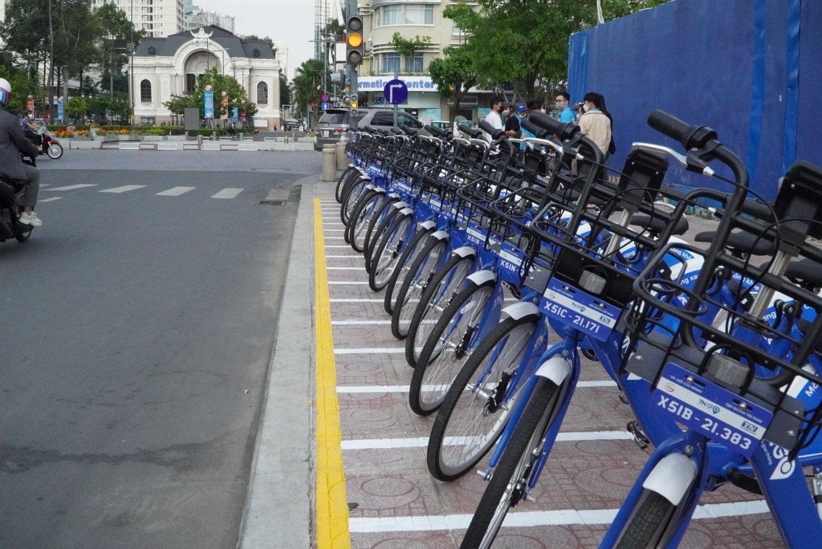 Hà Nội thí điểm dịch vụ xe đạp công cộng vào dịp Tết Nguyên đán